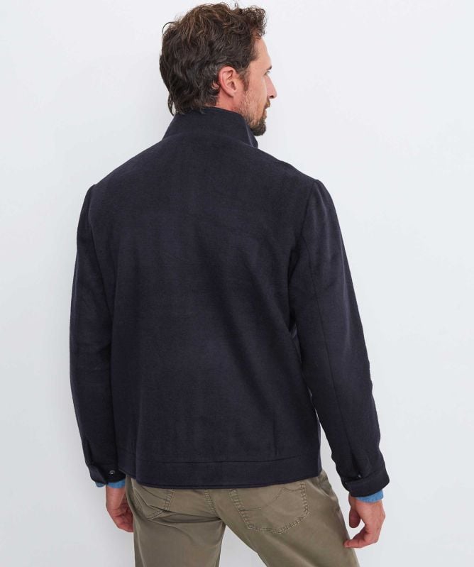Peter Millar Crown Flex Fleece Bomber Jacket