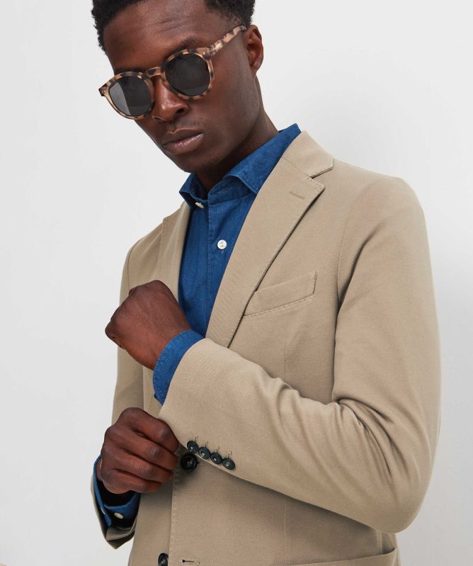 Circolo 1901 Slim Fit Pique Blazer