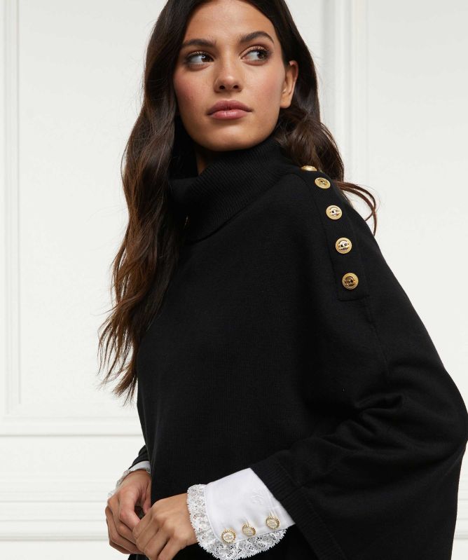 Holland Cooper Roll Neck Cape