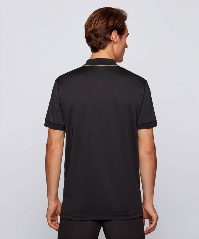 BOSS Regular Fit Paddy Gold Polo Shirt