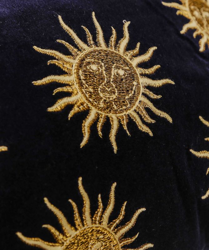Elizabeth Scarlett Navy Sun Goddess Everyday Pouch | Jules B