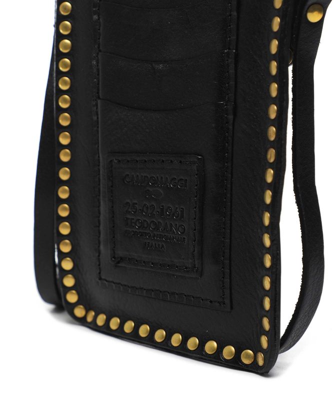 Campomaggi Rivet Detail Phone Pouch