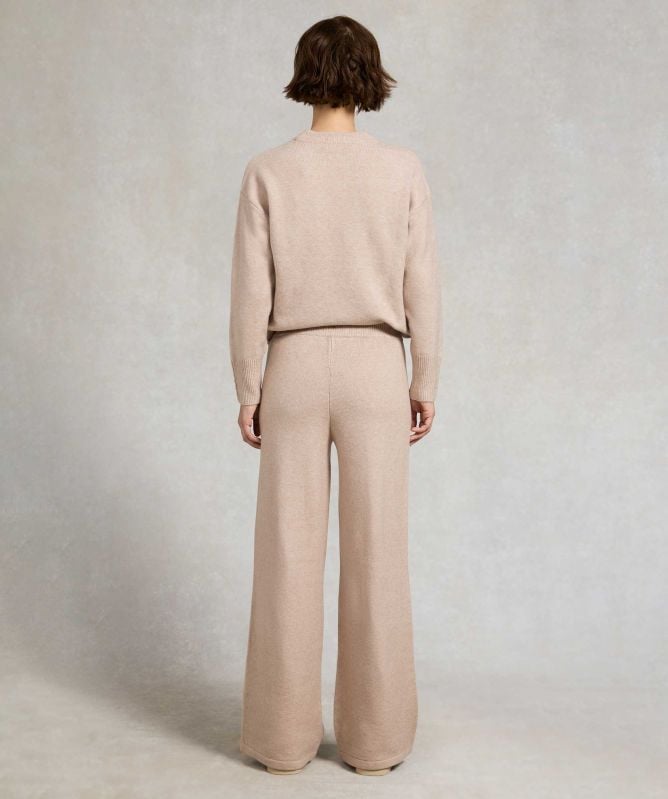 Holland Cooper Nina Knitted Wide Leg Pant