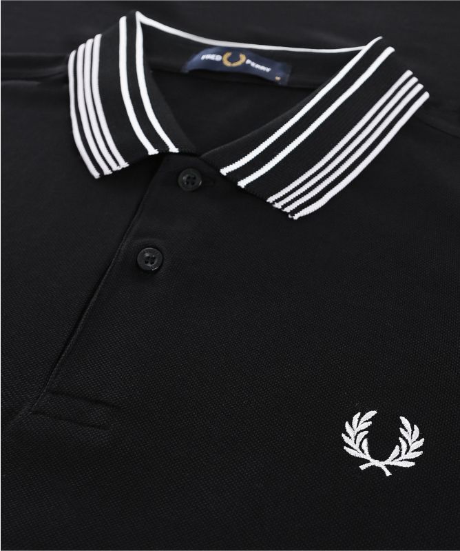 Fred Perry Striped Collar Polo Shirt M1695 102