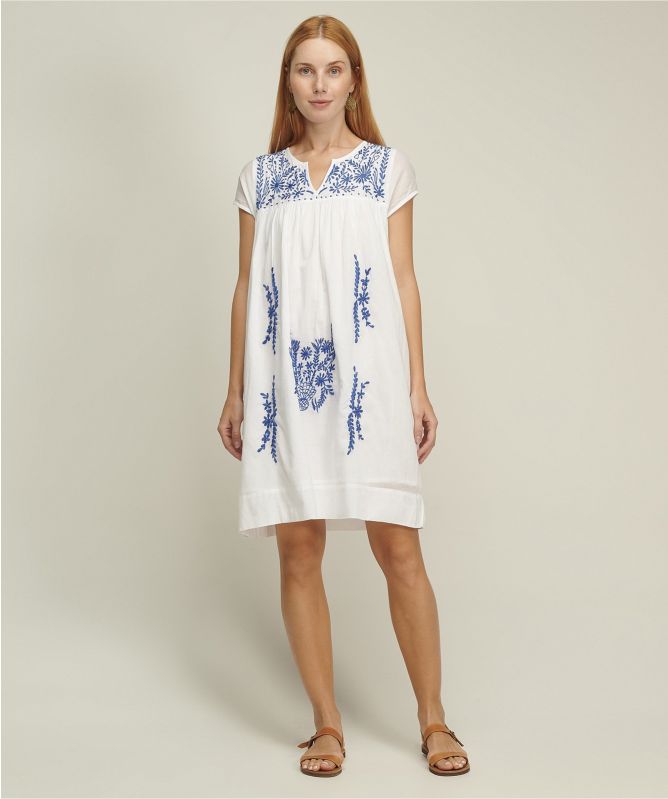 Handprint Dream Apparel Embroidered Cotton Tunic