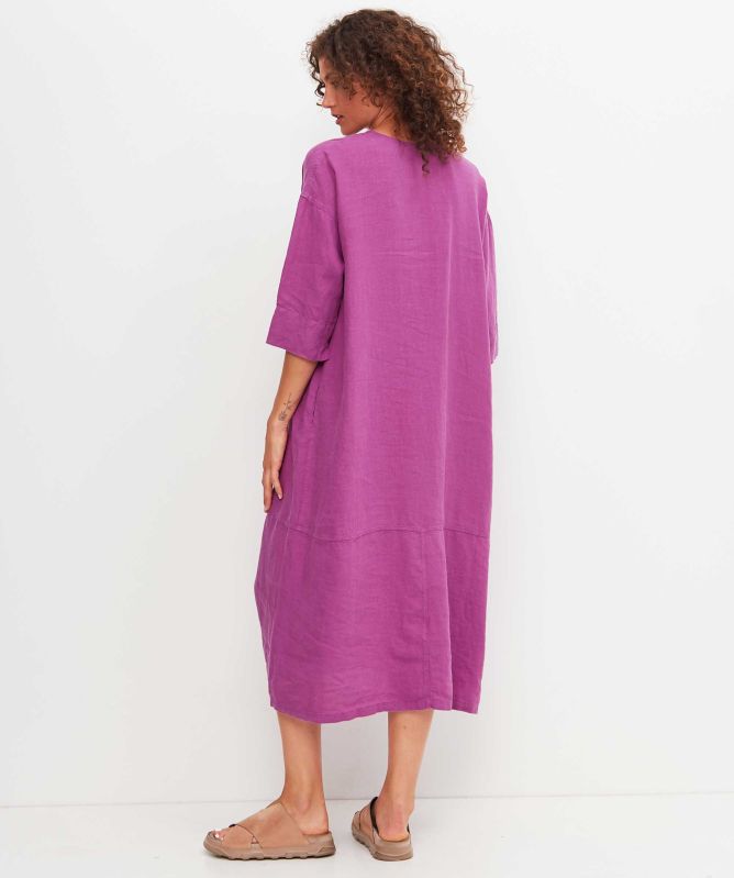 OSKA Linen 513/3091 Midi Dress