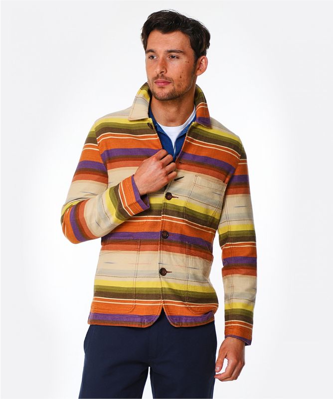 Universal Works Jacquard Mex Bakers Jacket