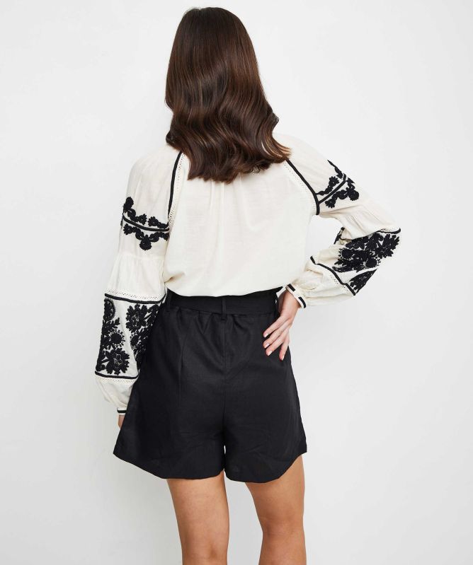 Scarlett Poppies The Linen High-Waisted Shorts