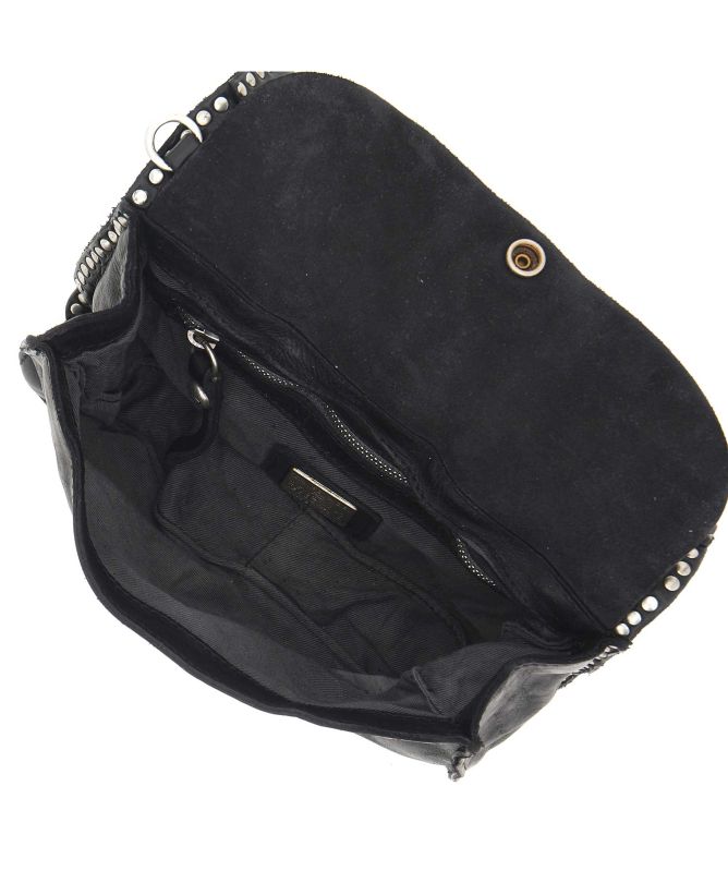 Campomaggi Leather Crossbody Bag With Rivets