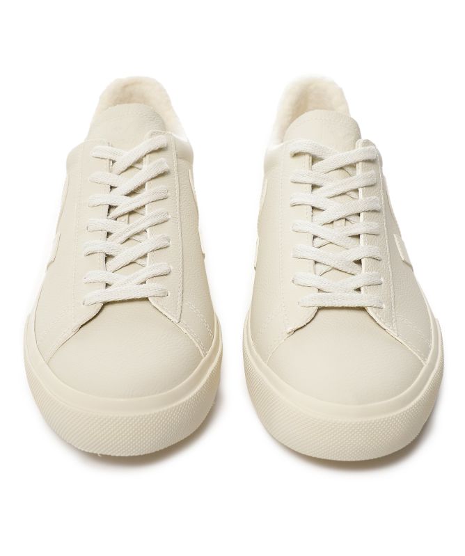 VEJA Campo Fleece-Lined Leather Trainers