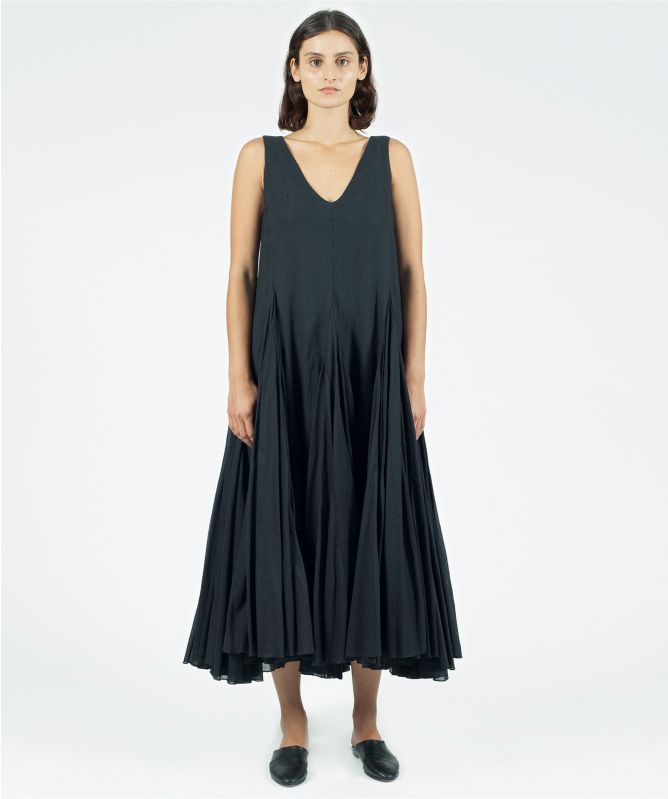 NU London Pleated A-Line Dress