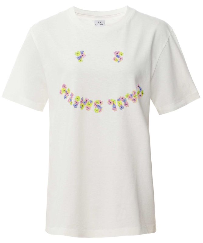 Paul Smith Floral Happy Print T-Shirt