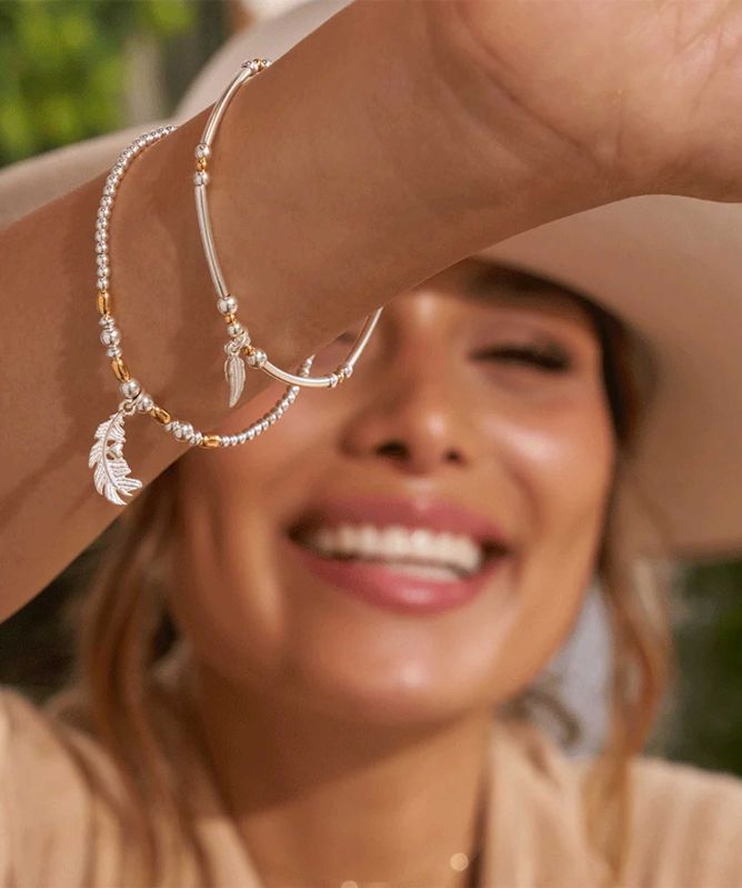 ChloBo Strength & Courage Set of 2 Bracelets