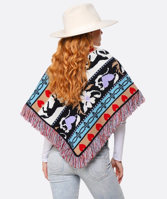 Hayley Menzies Annie Merino Jacquard Fringed Scarf