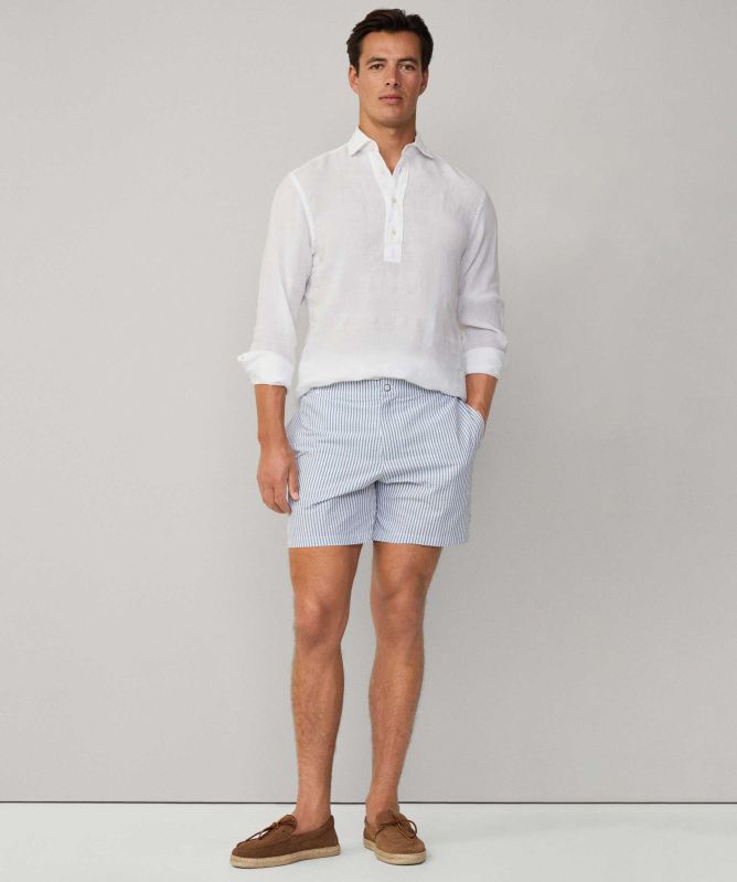 Hackett Tailored Seersucker Swim Shorts