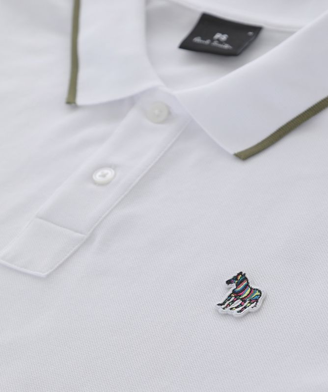 Paul Smith Tipped Zebra Polo
