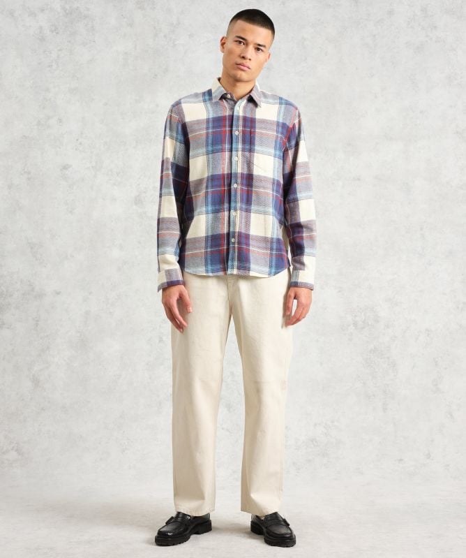 Wax London Check Flannel Shelly Shirt