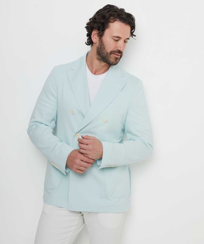 Circolo 1901 Mercerised Double Breasted Blazer