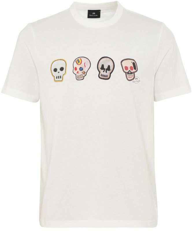 Paul Smith Skulls Graphic Crew T-Shirt