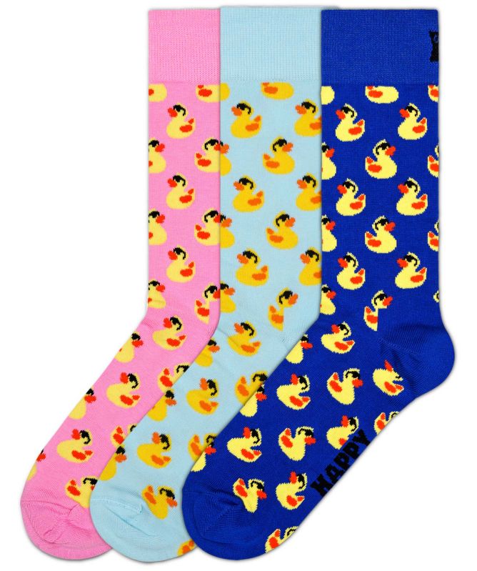 Happy Socks Rubber Duck Socks 3 Pack
