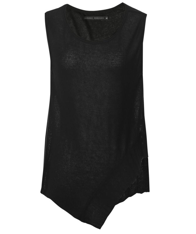 Lurdes Bergada Asymmetric Knitted Vest