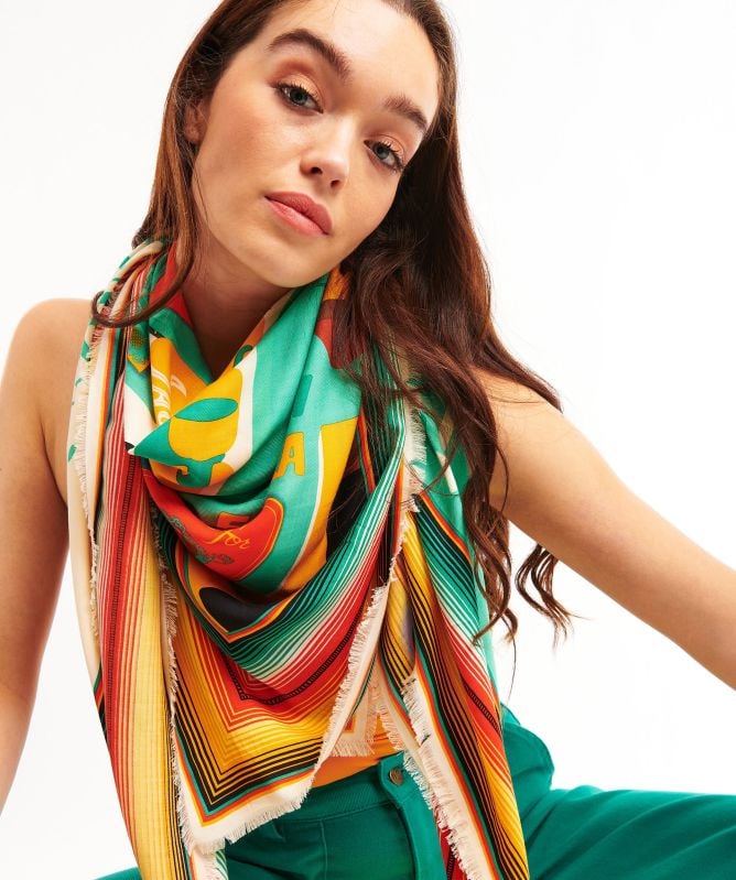 Wild Large Ladyroller Scarf