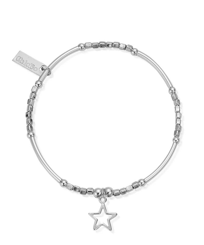 ChloBo Mini Noodle Cube Open Star Bracelet