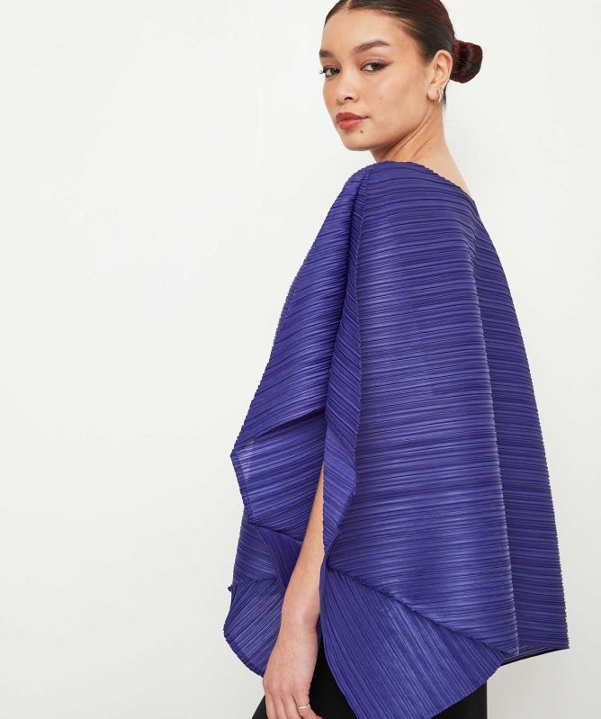 Thanny Pleated Poncho