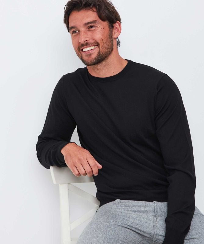 Filippo De Laurentiis Merino Crew Neck Jumper