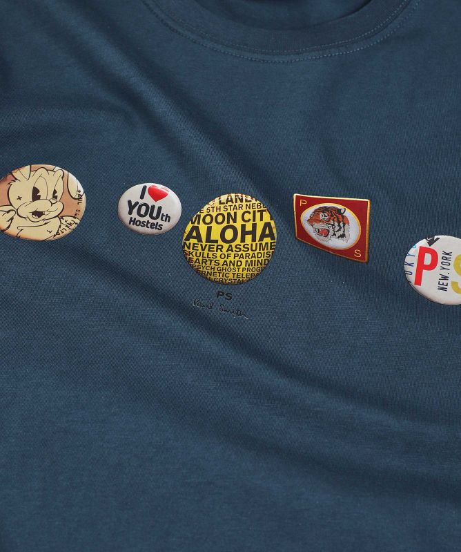Paul Smith Organic Cotton Badges T-Shirt