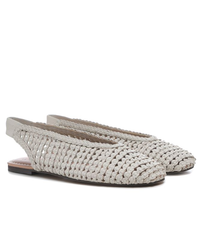 INUOVO Woven Slingback Flats