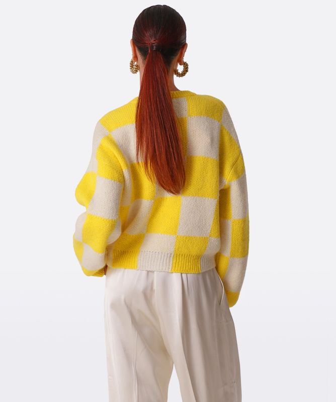 Stine Goya Check Amara Cardigan