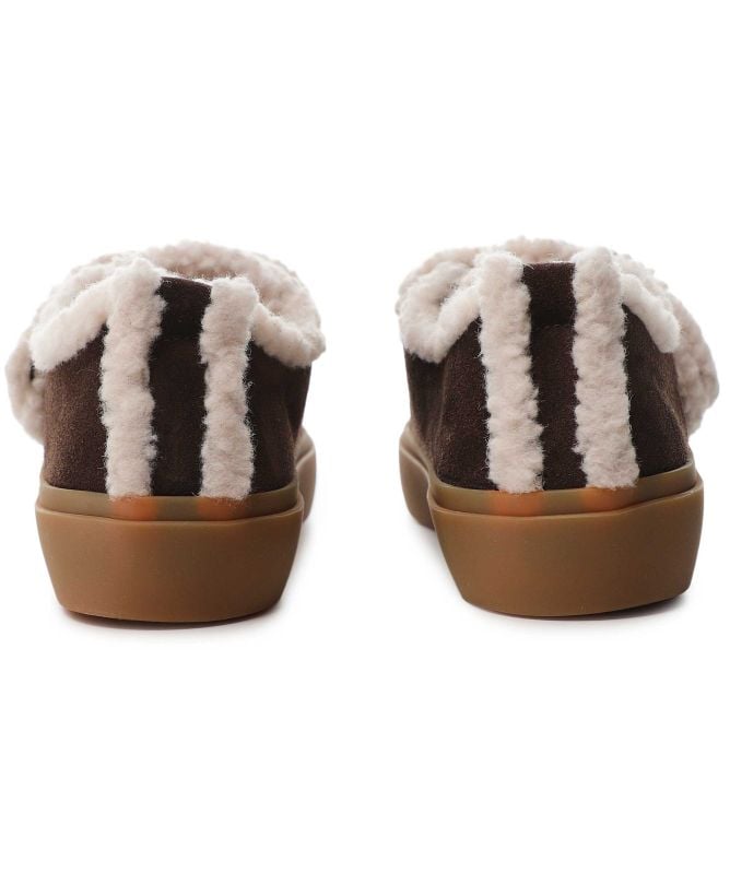 INUIKII Shearling Low Velcro Trainers