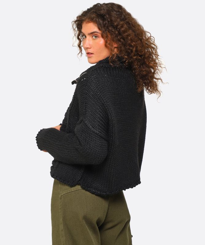 Lurdes Bergada Asymmetric Wrap Cardigan