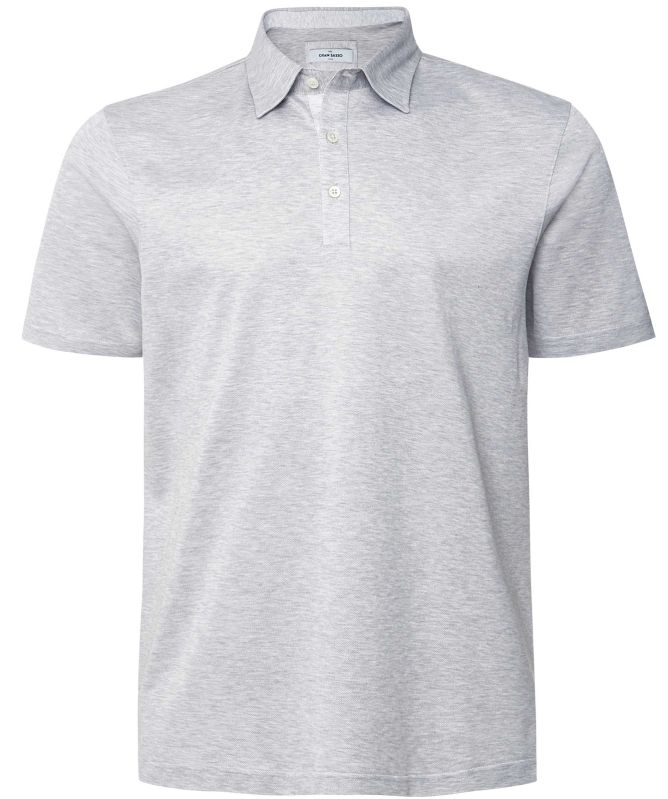 Gran Sasso Contrast Trim Pique Polo Shirt