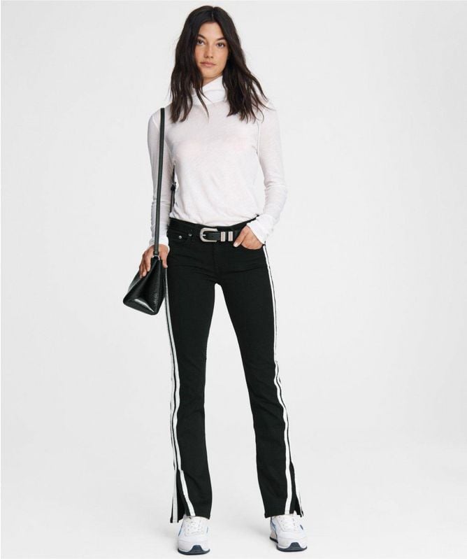 Rag and Bone Cate Mid Rise Flared Jeans