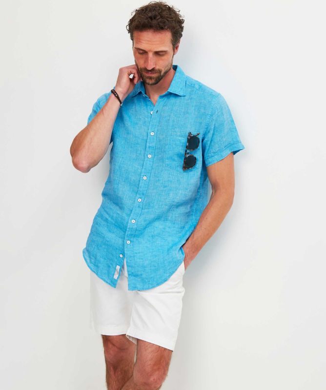 Rodd and Gunn Linen Palm Beach Shirt