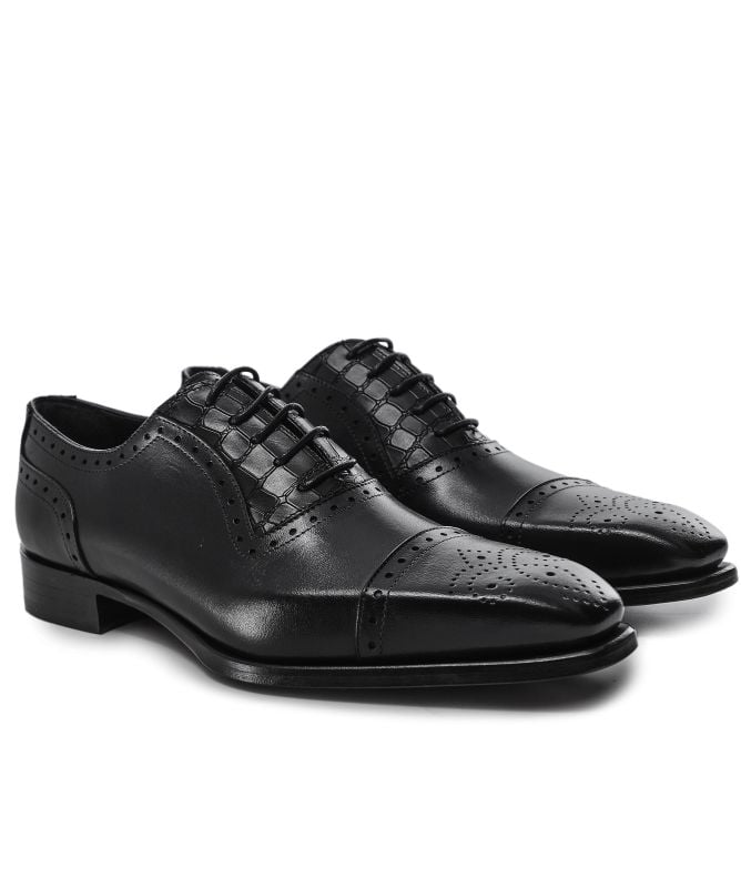 Jules B Leather Cap Oxford Brogues