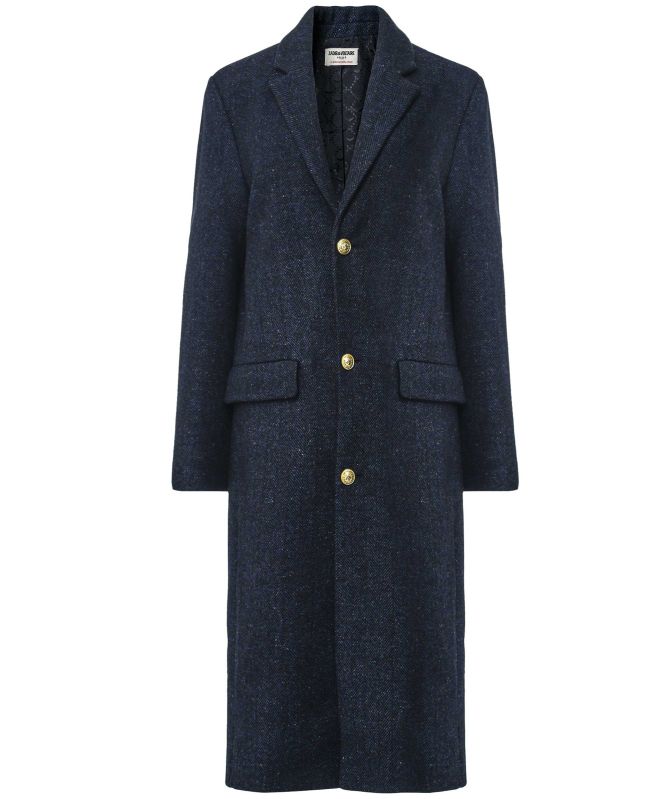 Zadig & Voltaire Mio Long Wool Coat