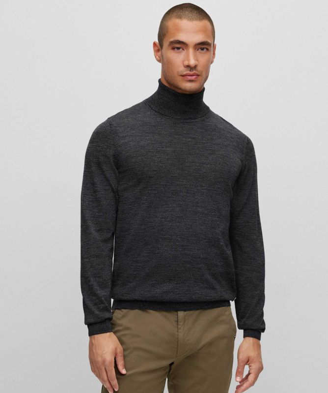 BOSS Roll Neck Musso-P Jumper