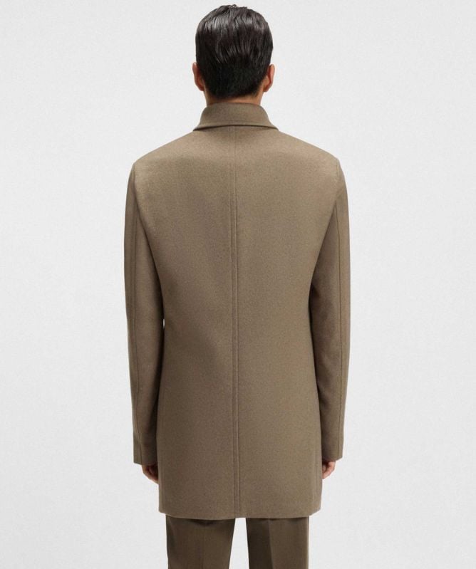 BOSS Wool Cashmere H-Hyde Peacoat