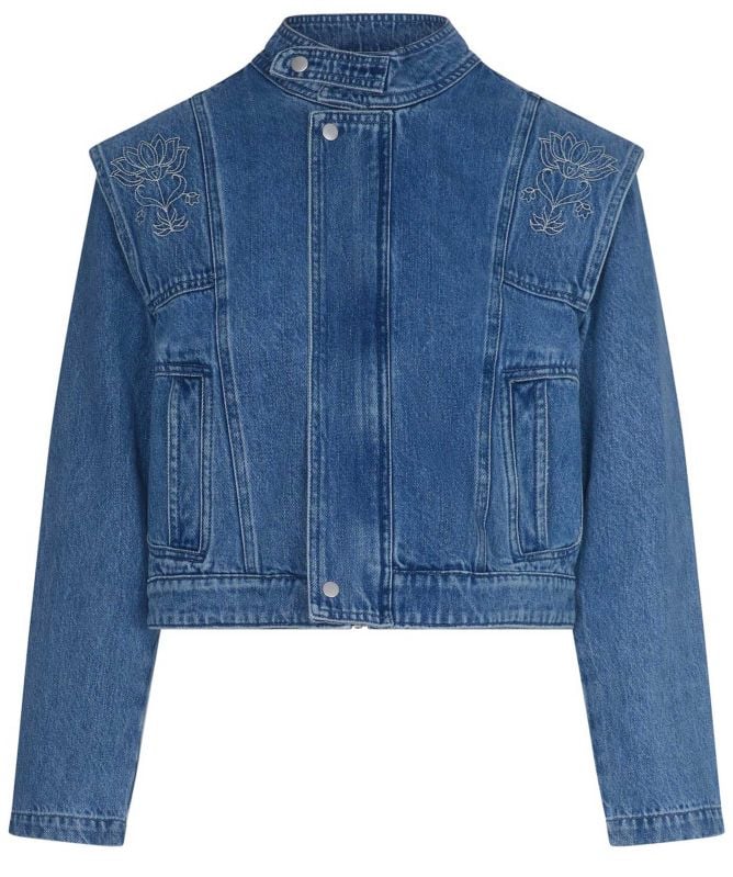 Seventy + Mochi June Embroidered Denim Jacket