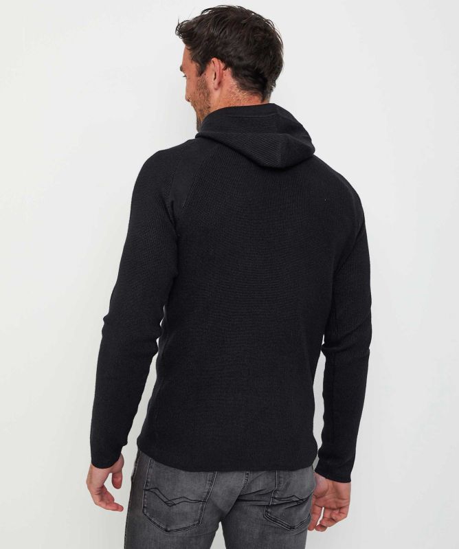 Seinse Rib Knit Hoodie