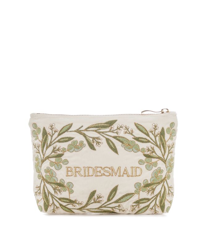 Elizabeth Scarlett Olive Branch Bridesmaid Mini Pouch