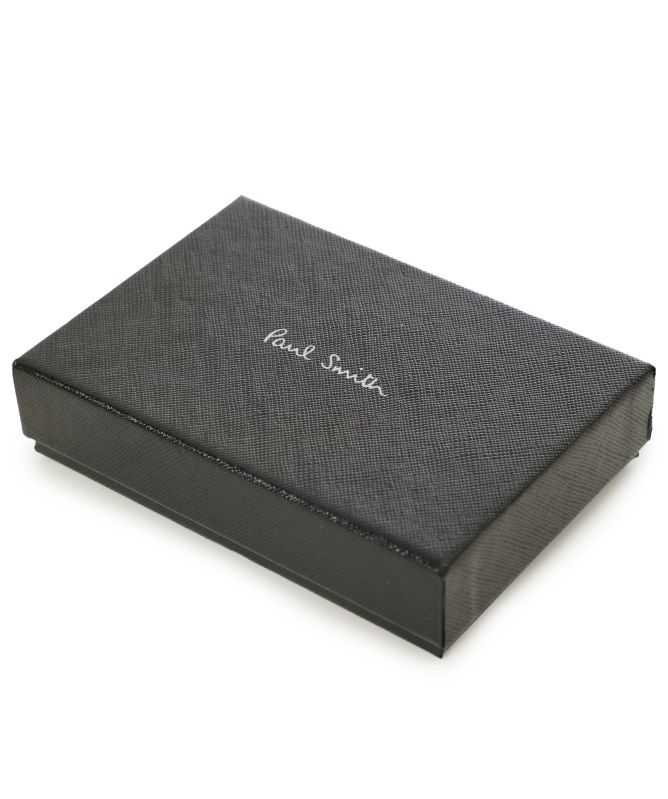 Paul Smith Signature Stripe Leather Credit Card Wallet