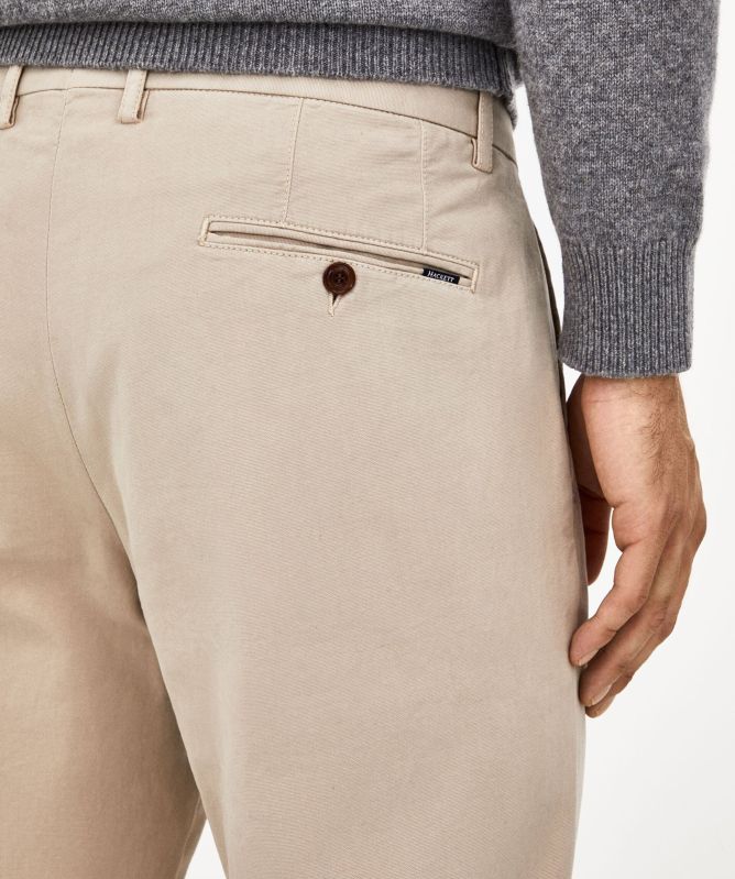 Hackett Slim Fit Textured Chinos