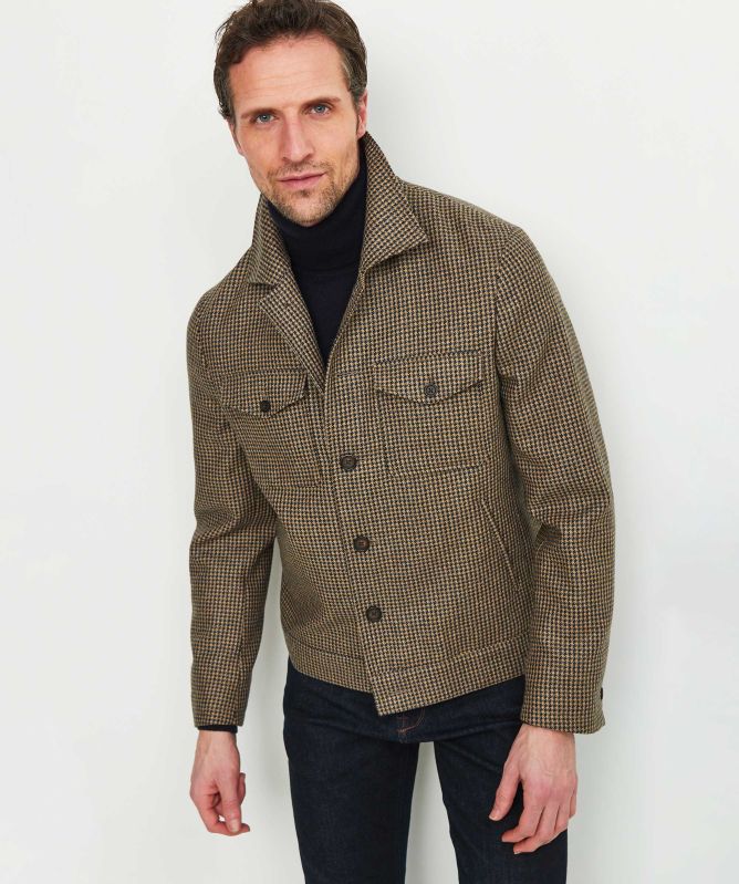 J. Blades Virgin Wool Houndstooth Jacket