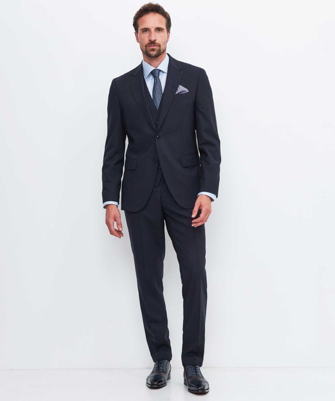 BOSS Dark Blue H-Jeckson-3Pcs-253 Suit