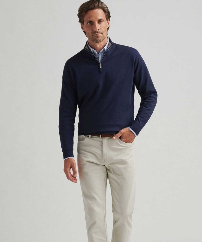 Peter Millar Coolspun Quarter-Zip Jumper