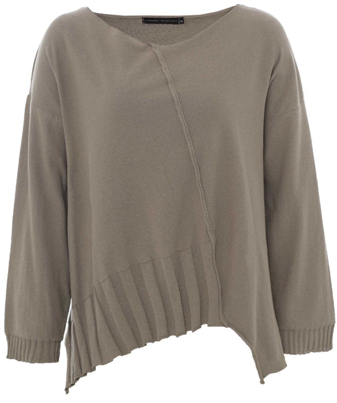 Lurdes Bergada Asymmetric Jersey Knit Jumper
